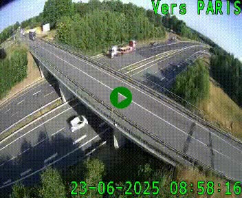 <h2>Clone of Caméra routière sur l'autoroute A20 au nord de Limoges, à la jonction avec la N520. Vue orientée vers Paris</h2>