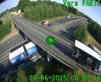 <h2>Clone of Caméra routière sur l'autoroute A20 au nord de Limoges, à la jonction avec la N520. Vue orientée vers Paris</h2>