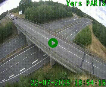<h2>Clone of Caméra routière sur l'autoroute A20 au nord de Limoges, à la jonction avec la N520. Vue orientée vers Paris</h2>