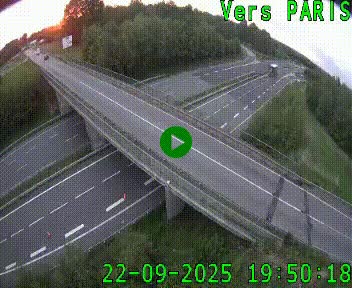 <h2>Clone of Caméra routière sur l'autoroute A20 au nord de Limoges, à la jonction avec la N520. Vue orientée vers Paris</h2>