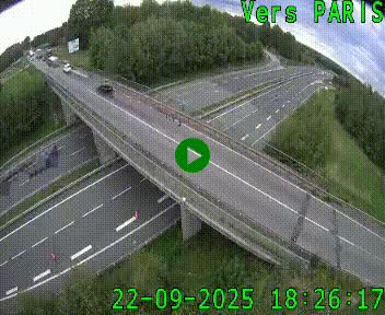 <h2>Clone of Caméra routière sur l'autoroute A20 au nord de Limoges, à la jonction avec la N520. Vue orientée vers Paris</h2>