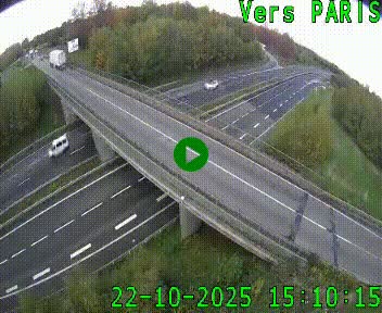 <h2>Clone of Caméra routière sur l'autoroute A20 au nord de Limoges, à la jonction avec la N520. Vue orientée vers Paris</h2>