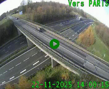 <h2>Clone of Caméra routière sur l'autoroute A20 au nord de Limoges, à la jonction avec la N520. Vue orientée vers Paris</h2>