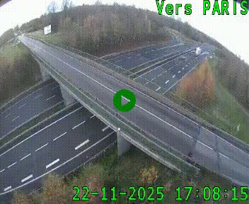 <h2>Clone of Caméra routière sur l'autoroute A20 au nord de Limoges, à la jonction avec la N520. Vue orientée vers Paris</h2>