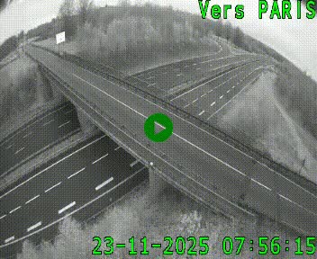 <h2>Clone of Caméra routière sur l'autoroute A20 au nord de Limoges, à la jonction avec la N520. Vue orientée vers Paris</h2>