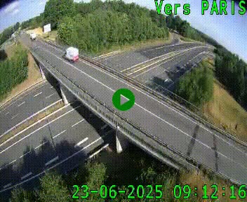 <h2>Clone of Caméra routière sur l'autoroute A20 au nord de Limoges, à la jonction avec la N520. Vue orientée vers Paris</h2>