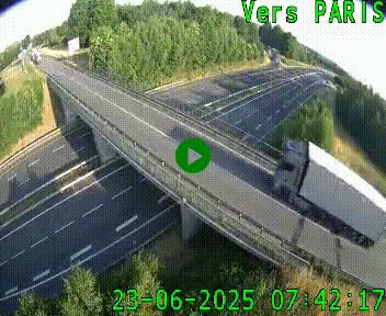 <h2>Clone of Caméra routière sur l'autoroute A20 au nord de Limoges, à la jonction avec la N520. Vue orientée vers Paris</h2>