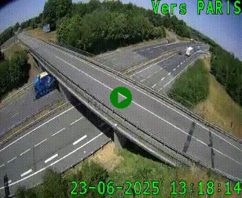<h2>Clone of Caméra routière sur l'autoroute A20 au nord de Limoges, à la jonction avec la N520. Vue orientée vers Paris</h2>