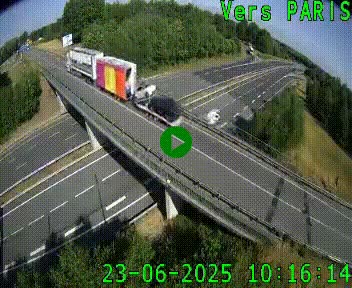 <h2>Clone of Caméra routière sur l'autoroute A20 au nord de Limoges, à la jonction avec la N520. Vue orientée vers Paris</h2>
