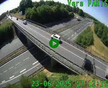 <h2>Clone of Caméra routière sur l'autoroute A20 au nord de Limoges, à la jonction avec la N520. Vue orientée vers Paris</h2>