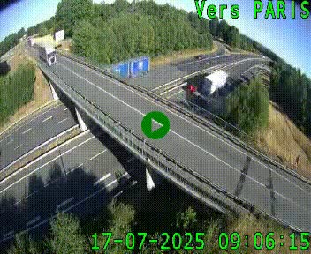 <h2>Clone of Caméra routière sur l'autoroute A20 au nord de Limoges, à la jonction avec la N520. Vue orientée vers Paris</h2>