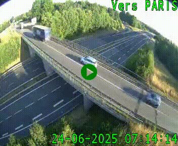 <h2>Clone of Caméra routière sur l'autoroute A20 au nord de Limoges, à la jonction avec la N520. Vue orientée vers Paris</h2>
