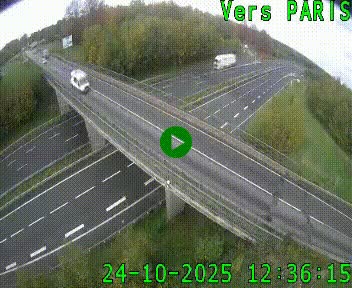 <h2>Clone of Caméra routière sur l'autoroute A20 au nord de Limoges, à la jonction avec la N520. Vue orientée vers Paris</h2>