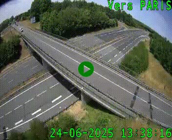 <h2>Clone of Caméra routière sur l'autoroute A20 au nord de Limoges, à la jonction avec la N520. Vue orientée vers Paris</h2>