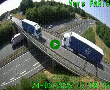 <h2>Clone of Caméra routière sur l'autoroute A20 au nord de Limoges, à la jonction avec la N520. Vue orientée vers Paris</h2>