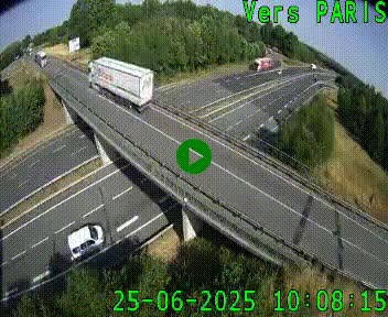 <h2>Clone of Caméra routière sur l'autoroute A20 au nord de Limoges, à la jonction avec la N520. Vue orientée vers Paris</h2>