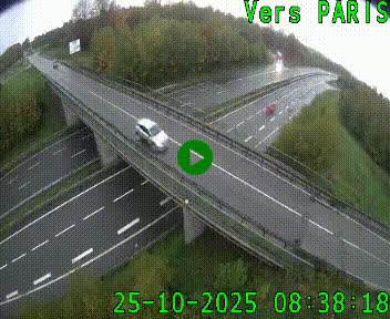<h2>Clone of Caméra routière sur l'autoroute A20 au nord de Limoges, à la jonction avec la N520. Vue orientée vers Paris</h2>