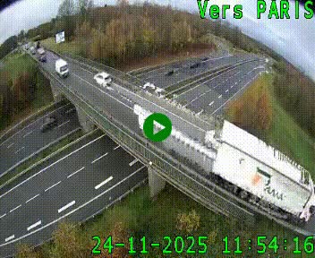 <h2>Clone of Caméra routière sur l'autoroute A20 au nord de Limoges, à la jonction avec la N520. Vue orientée vers Paris</h2>
