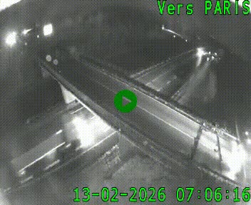 Clone of Caméra routière sur l'autoroute A20 au nord de Limoges, à la jonction avec la N520. Vue orientée vers Paris