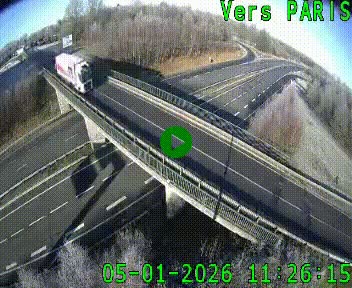 <h2>Clone of Caméra routière sur l'autoroute A20 au nord de Limoges, à la jonction avec la N520. Vue orientée vers Paris</h2>