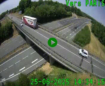 <h2>Clone of Caméra routière sur l'autoroute A20 au nord de Limoges, à la jonction avec la N520. Vue orientée vers Paris</h2>