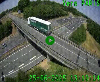 <h2>Clone of Caméra routière sur l'autoroute A20 au nord de Limoges, à la jonction avec la N520. Vue orientée vers Paris</h2>