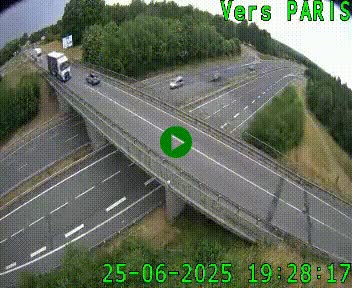 <h2>Clone of Caméra routière sur l'autoroute A20 au nord de Limoges, à la jonction avec la N520. Vue orientée vers Paris</h2>