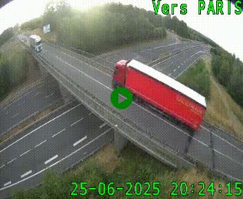 <h2>Clone of Caméra routière sur l'autoroute A20 au nord de Limoges, à la jonction avec la N520. Vue orientée vers Paris</h2>