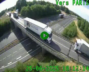 <h2>Clone of Caméra routière sur l'autoroute A20 au nord de Limoges, à la jonction avec la N520. Vue orientée vers Paris</h2>