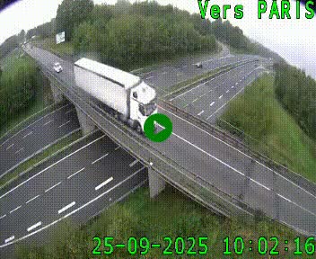 <h2>Clone of Caméra routière sur l'autoroute A20 au nord de Limoges, à la jonction avec la N520. Vue orientée vers Paris</h2>