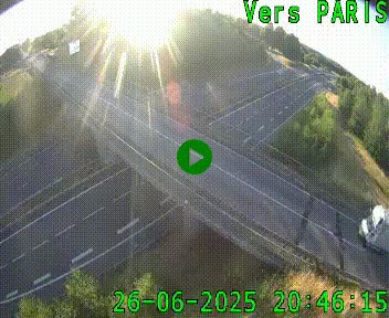 <h2>Clone of Caméra routière sur l'autoroute A20 au nord de Limoges, à la jonction avec la N520. Vue orientée vers Paris</h2>