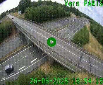 <h2>Clone of Caméra routière sur l'autoroute A20 au nord de Limoges, à la jonction avec la N520. Vue orientée vers Paris</h2>