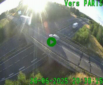 <h2>Clone of Caméra routière sur l'autoroute A20 au nord de Limoges, à la jonction avec la N520. Vue orientée vers Paris</h2>