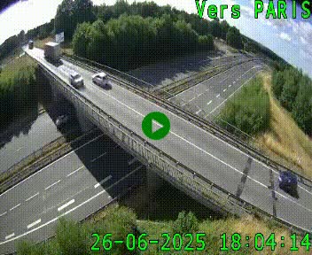 <h2>Clone of Caméra routière sur l'autoroute A20 au nord de Limoges, à la jonction avec la N520. Vue orientée vers Paris</h2>