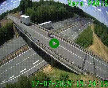 <h2>Clone of Caméra routière sur l'autoroute A20 au nord de Limoges, à la jonction avec la N520. Vue orientée vers Paris</h2>