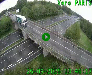 <h2>Clone of Caméra routière sur l'autoroute A20 au nord de Limoges, à la jonction avec la N520. Vue orientée vers Paris</h2>