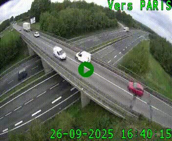 <h2>Clone of Caméra routière sur l'autoroute A20 au nord de Limoges, à la jonction avec la N520. Vue orientée vers Paris</h2>