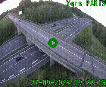 <h2>Clone of Caméra routière sur l'autoroute A20 au nord de Limoges, à la jonction avec la N520. Vue orientée vers Paris</h2>