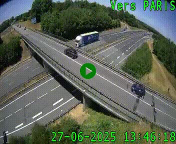 <h2>Clone of Caméra routière sur l'autoroute A20 au nord de Limoges, à la jonction avec la N520. Vue orientée vers Paris</h2>