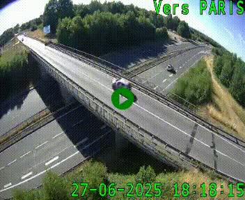 <h2>Clone of Caméra routière sur l'autoroute A20 au nord de Limoges, à la jonction avec la N520. Vue orientée vers Paris</h2>