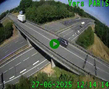 <h2>Clone of Caméra routière sur l'autoroute A20 au nord de Limoges, à la jonction avec la N520. Vue orientée vers Paris</h2>