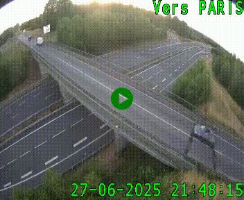 <h2>Clone of Caméra routière sur l'autoroute A20 au nord de Limoges, à la jonction avec la N520. Vue orientée vers Paris</h2>