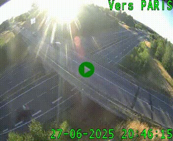 <h2>Clone of Caméra routière sur l'autoroute A20 au nord de Limoges, à la jonction avec la N520. Vue orientée vers Paris</h2>