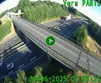 <h2>Clone of Caméra routière sur l'autoroute A20 au nord de Limoges, à la jonction avec la N520. Vue orientée vers Paris</h2>