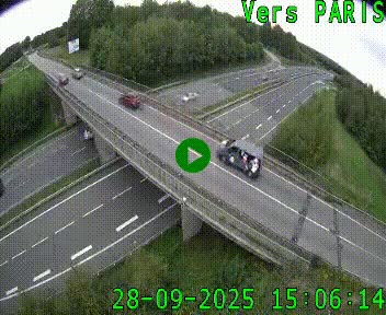 <h2>Clone of Caméra routière sur l'autoroute A20 au nord de Limoges, à la jonction avec la N520. Vue orientée vers Paris</h2>