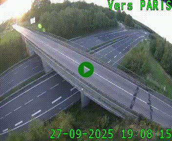 <h2>Clone of Caméra routière sur l'autoroute A20 au nord de Limoges, à la jonction avec la N520. Vue orientée vers Paris</h2>
