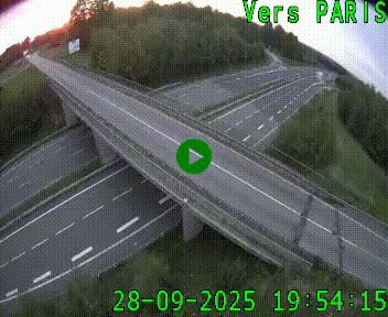 <h2>Clone of Caméra routière sur l'autoroute A20 au nord de Limoges, à la jonction avec la N520. Vue orientée vers Paris</h2>