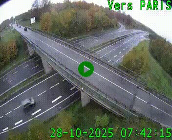 <h2>Clone of Caméra routière sur l'autoroute A20 au nord de Limoges, à la jonction avec la N520. Vue orientée vers Paris</h2>