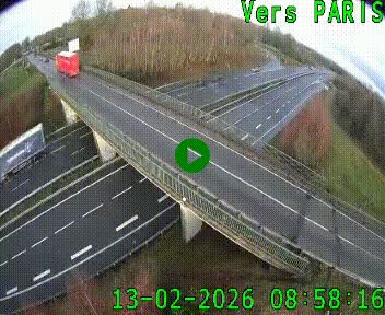 <h2>Clone of Caméra routière sur l'autoroute A20 au nord de Limoges, à la jonction avec la N520. Vue orientée vers Paris</h2>