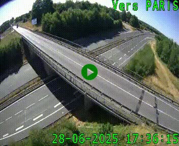 <h2>Clone of Caméra routière sur l'autoroute A20 au nord de Limoges, à la jonction avec la N520. Vue orientée vers Paris</h2>